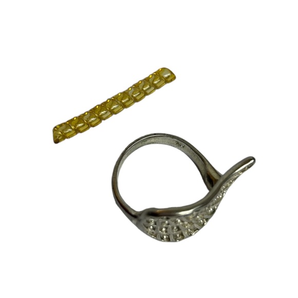 Sterling Silver Ring Angel Bird Wing Vintage Ladies Approximately Size 9 - Picture 7 of 8